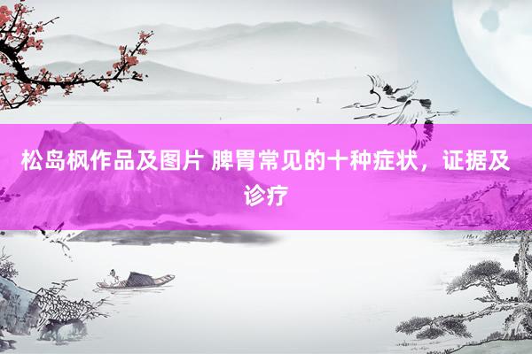 松岛枫作品及图片 脾胃常见的十种症状，证据及诊疗