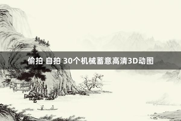 偷拍 自拍 30个机械蓄意高清3D动图